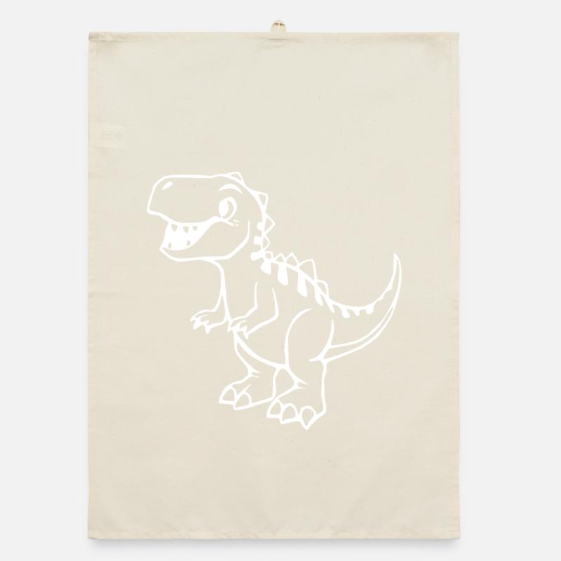 Dinosaur Organic dish towel