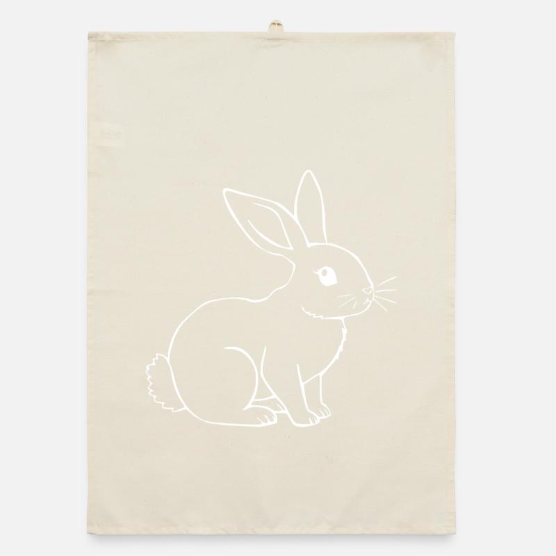 Rabbit Bunny Bunny Dwarf Rabbit Gift Organic dish towel