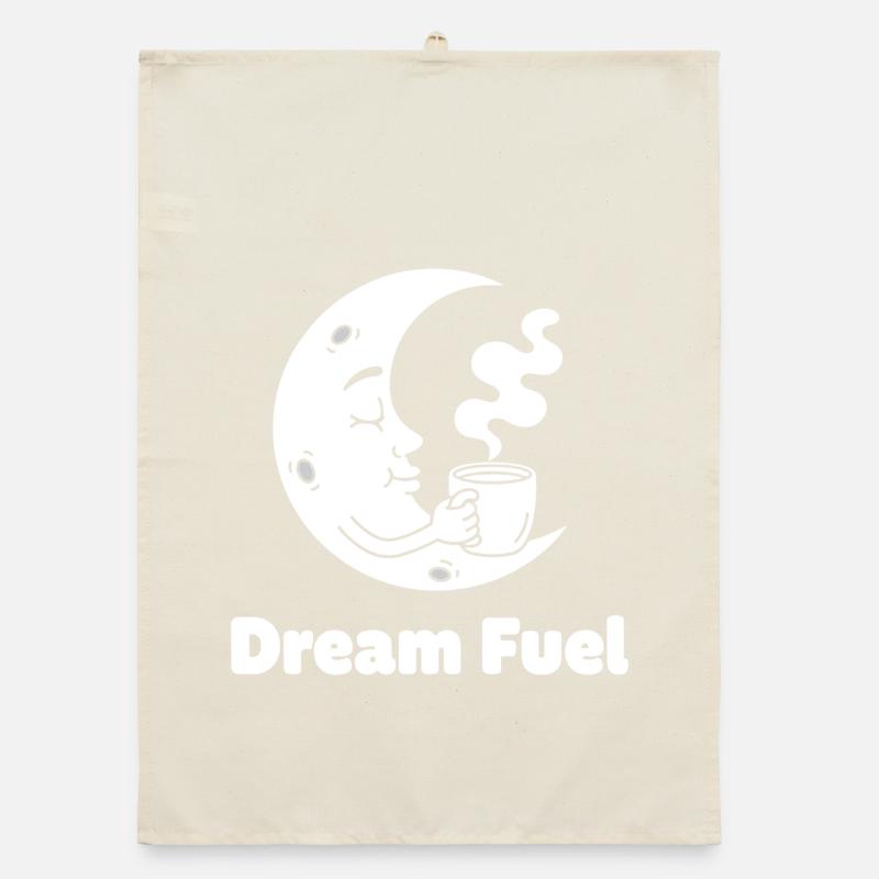 Moon Coffee Dream Power Organic dish towel