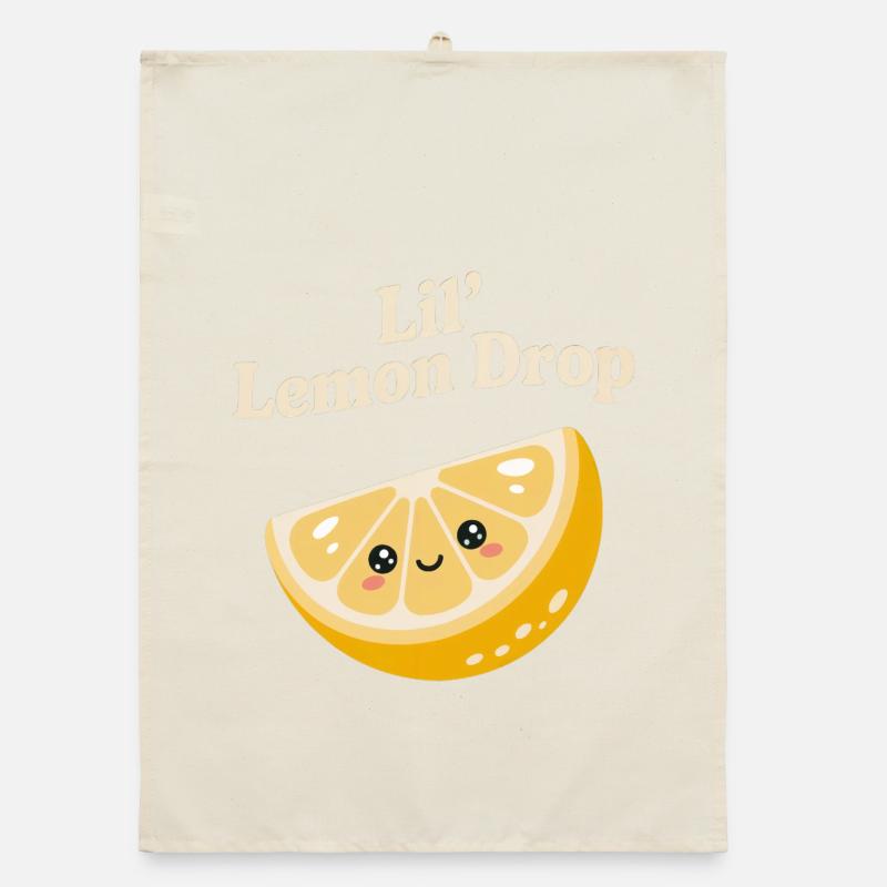 Lil' Lemon Drop Organic dish towel