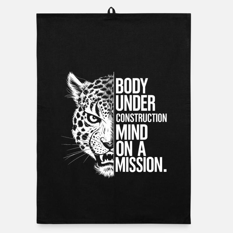 Citation de Body Under Construction Gym Torchon bio