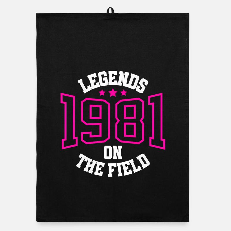 Legends 1981 on the Field Organic Geschirrtuch