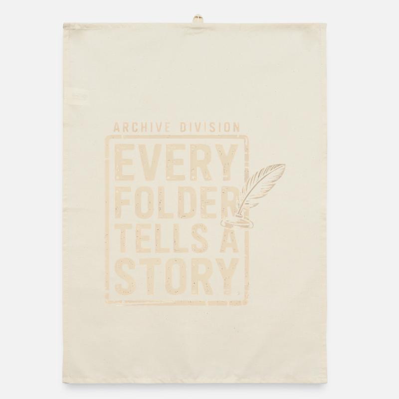 Every Folder Tells a Story Organic dish towel