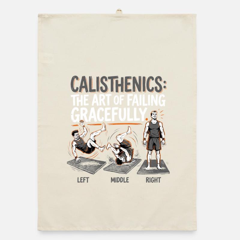 Calisthenics Gracefully Organic Geschirrtuch