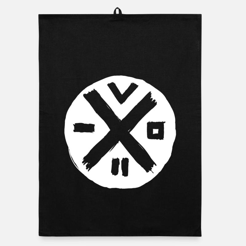 Japan Samurai Logo / Tatoo Organic dish towel