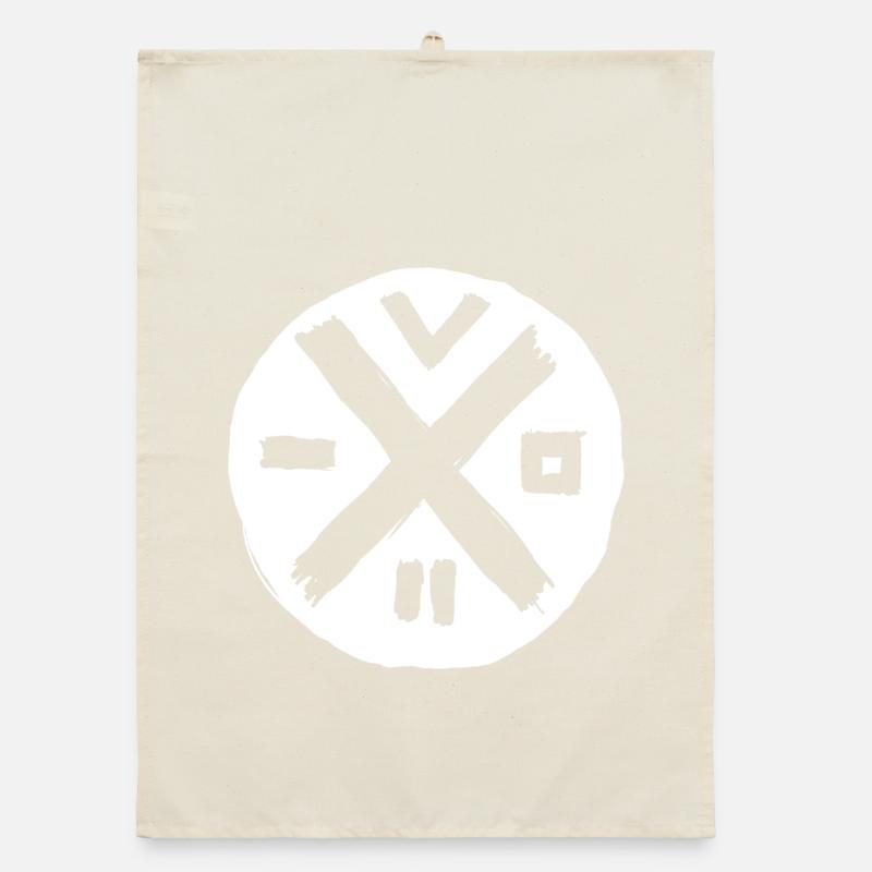 Japan Samurai Logo / Tatoo Organic dish towel