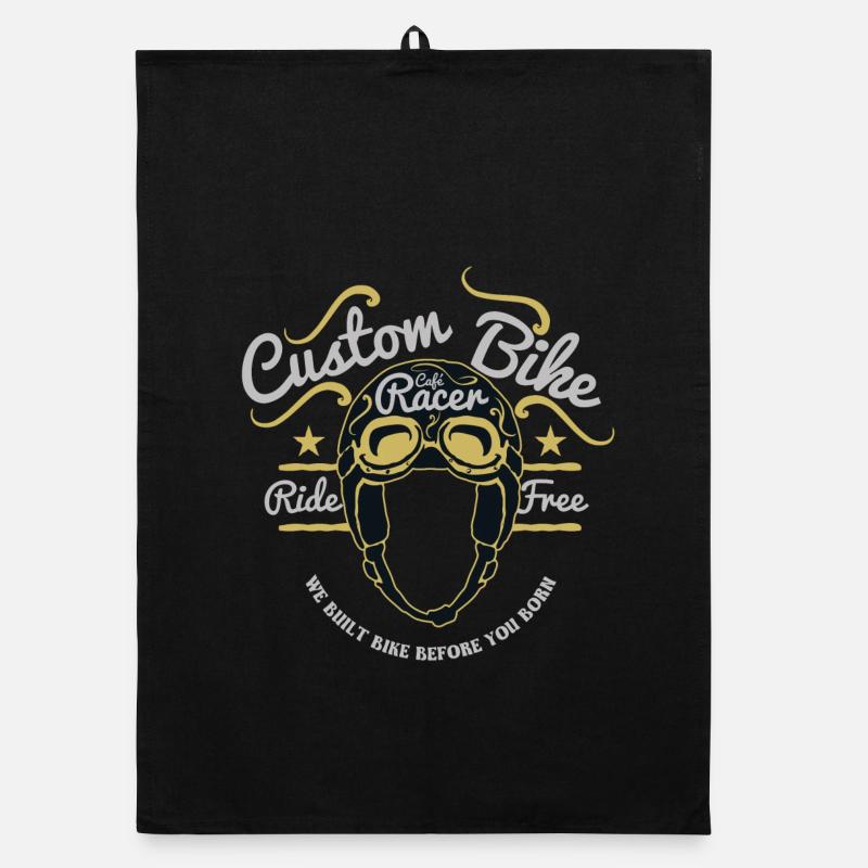 Motorcycle, Biker, Screwdriver Organic dish towel