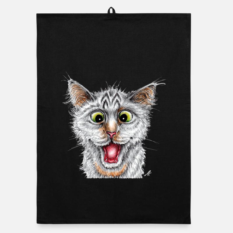 Chat heureux Torchon bio