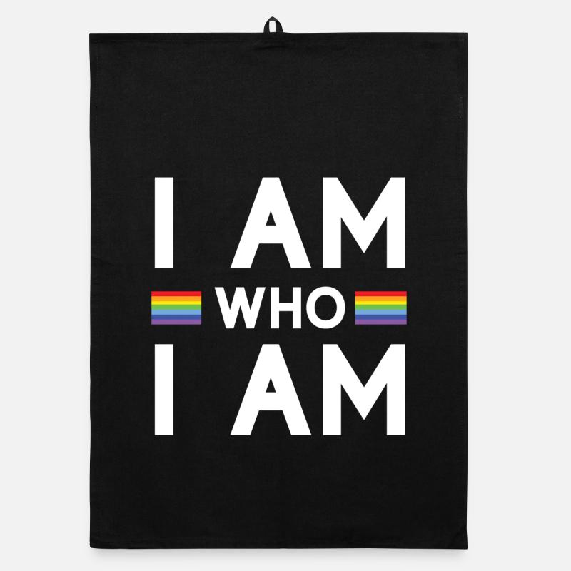 Pride Month - Ich bin, wer ich bin - LGBTQ+ Organic Geschirrtuch