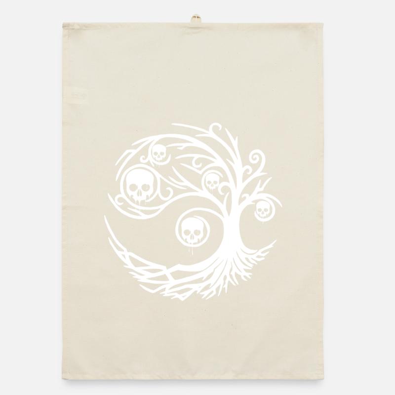 Arbre aux crânes Torchon bio