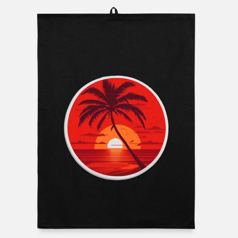 Sunset Organic dish towel