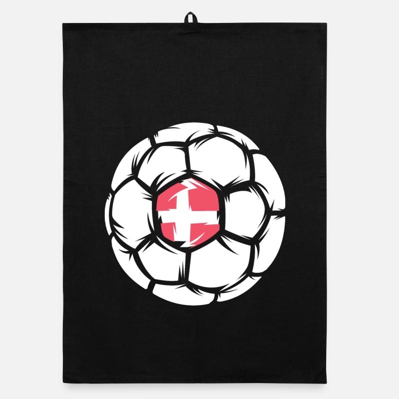 Team Handball Denmark EC Ball Handball Logo Organic dish towel