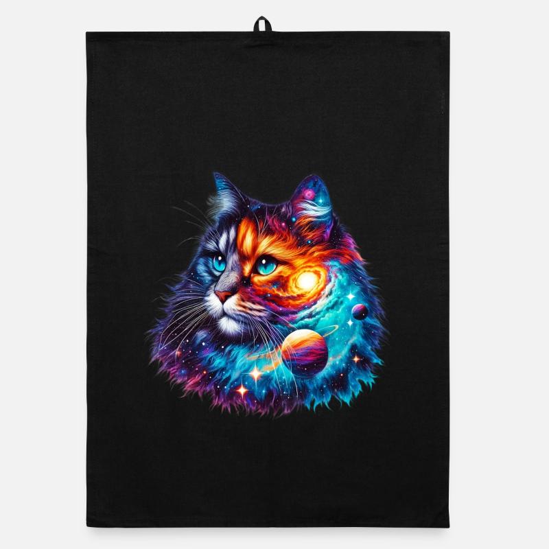Cat Organic dish towel