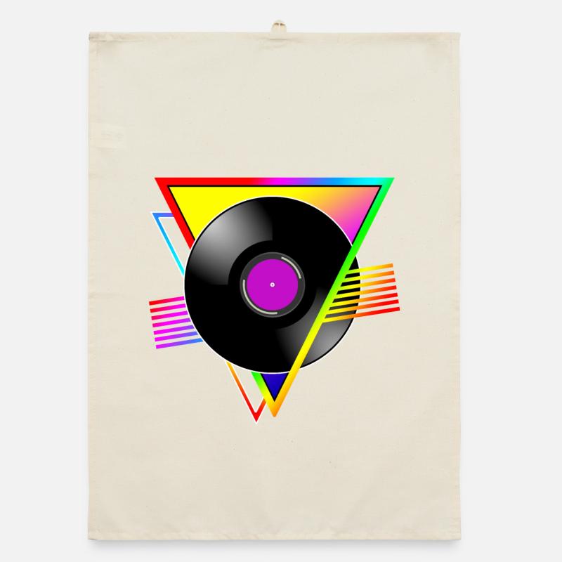 RETRO VINYL Organic dish towel