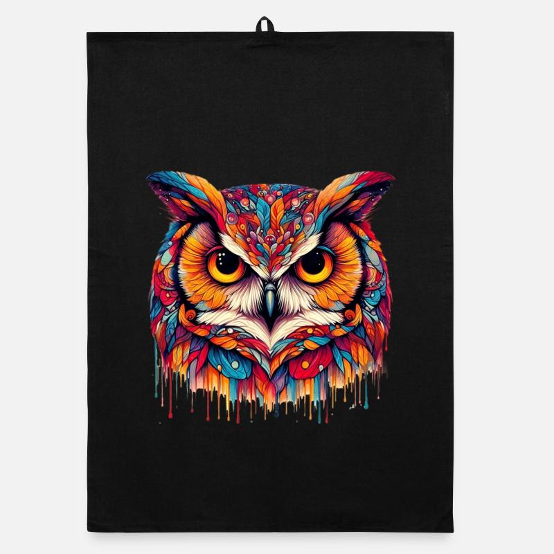 Owl Organic dish towel