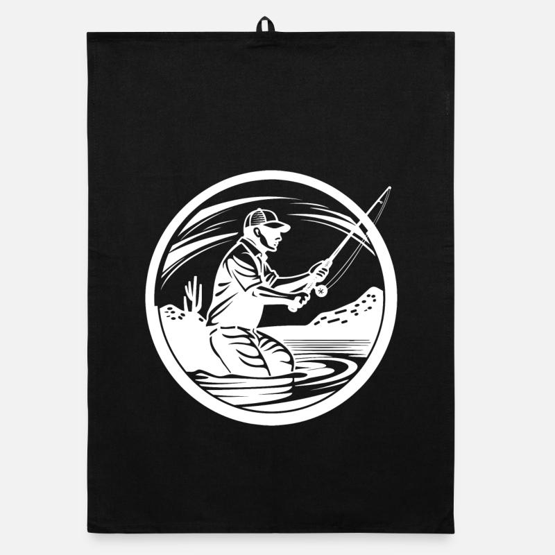 Dessin de pêche Torchon bio