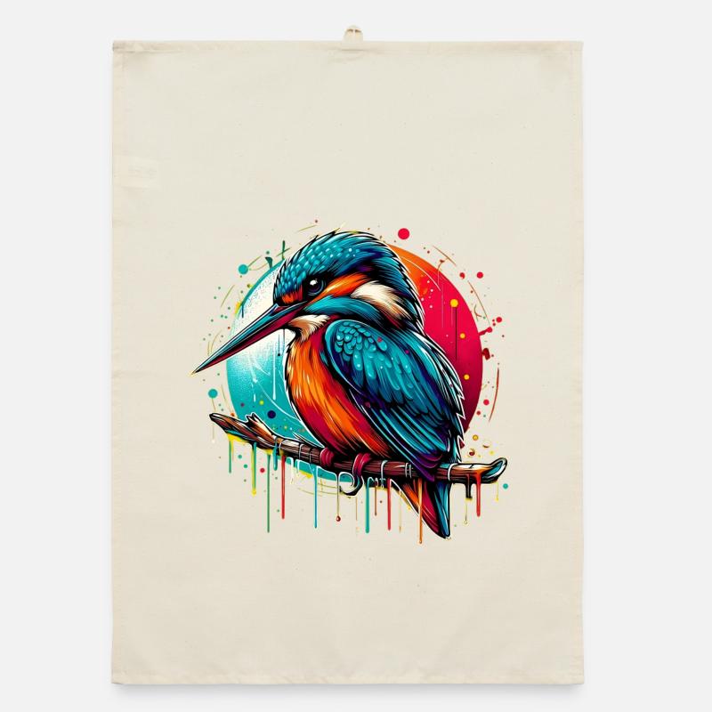 Eisvogel Organic Geschirrtuch