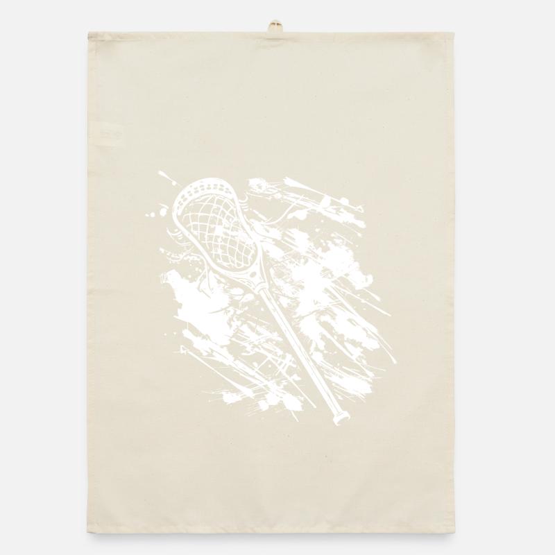 Lacrosseschläger Graffiti Organic Geschirrtuch