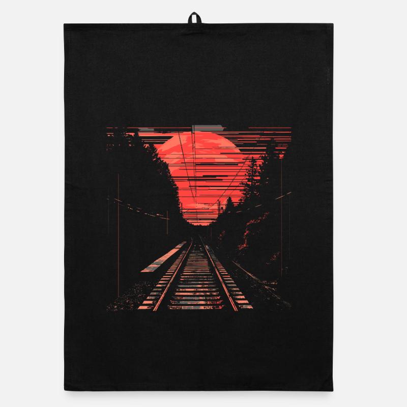 Illustration ferroviaire Torchon bio