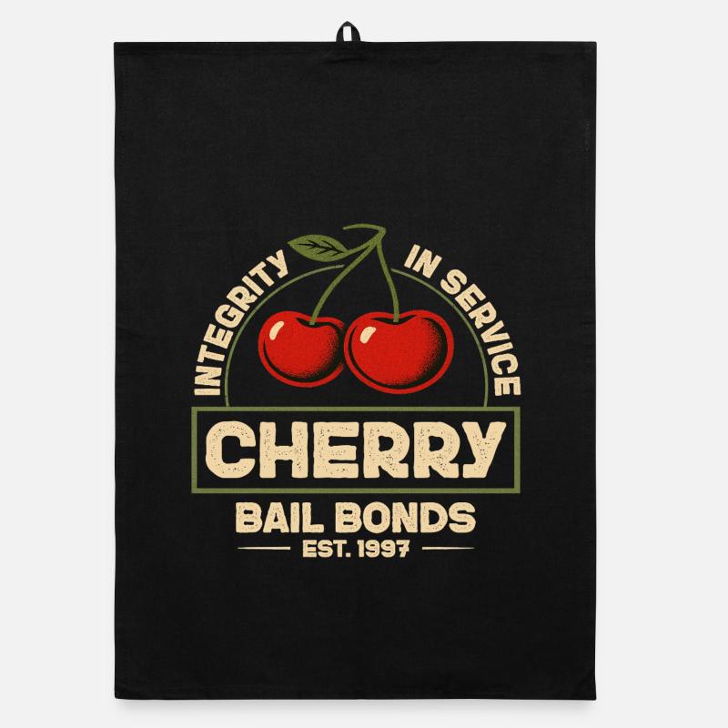 Integrity In Service Cherry bail bonds EST. 1997 Organic dish towel