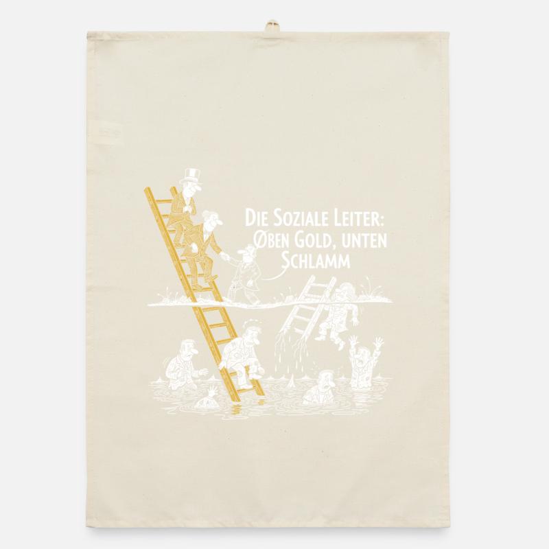 Die Soziale Leiter Organic Geschirrtuch