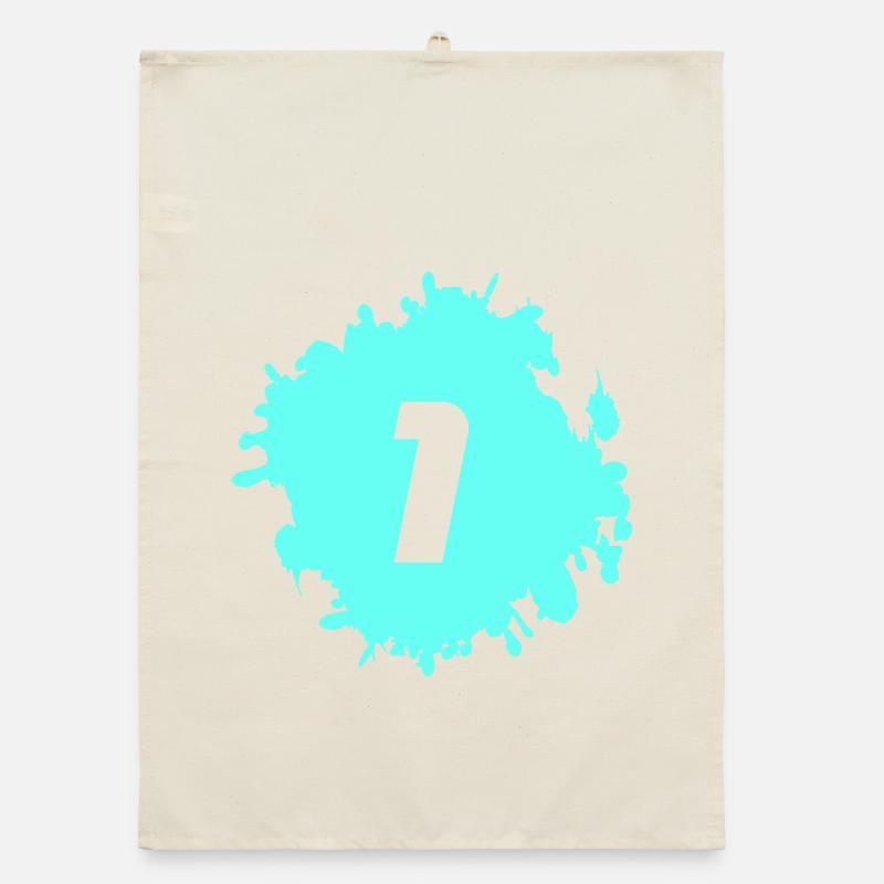 1 number blob Organic dish towel