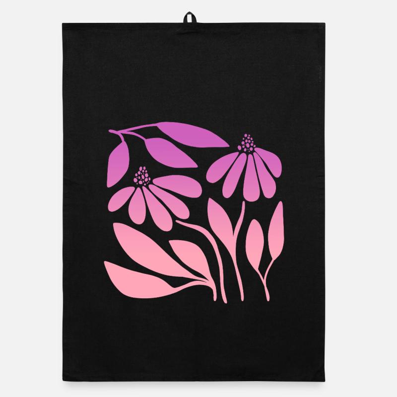 Marguerite in Gradient Pink Organic dish towel