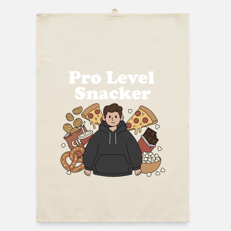Pro Level Snacker Motif Organic dish towel