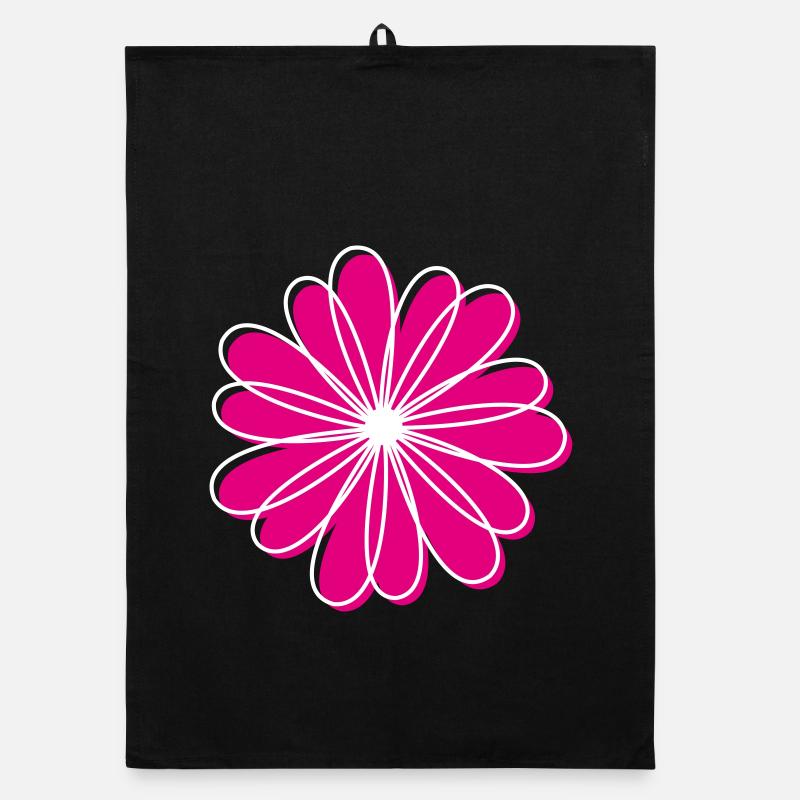 Flower Organic dish towel
