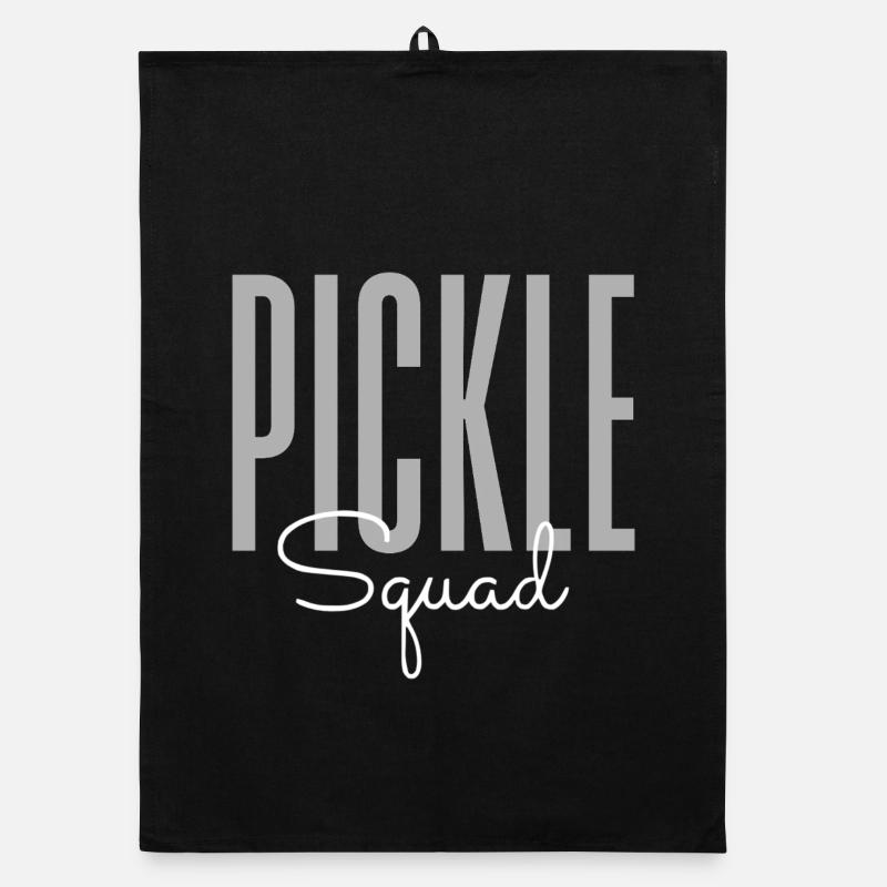 pickle squad pickle lover gifts Organic dish towel
