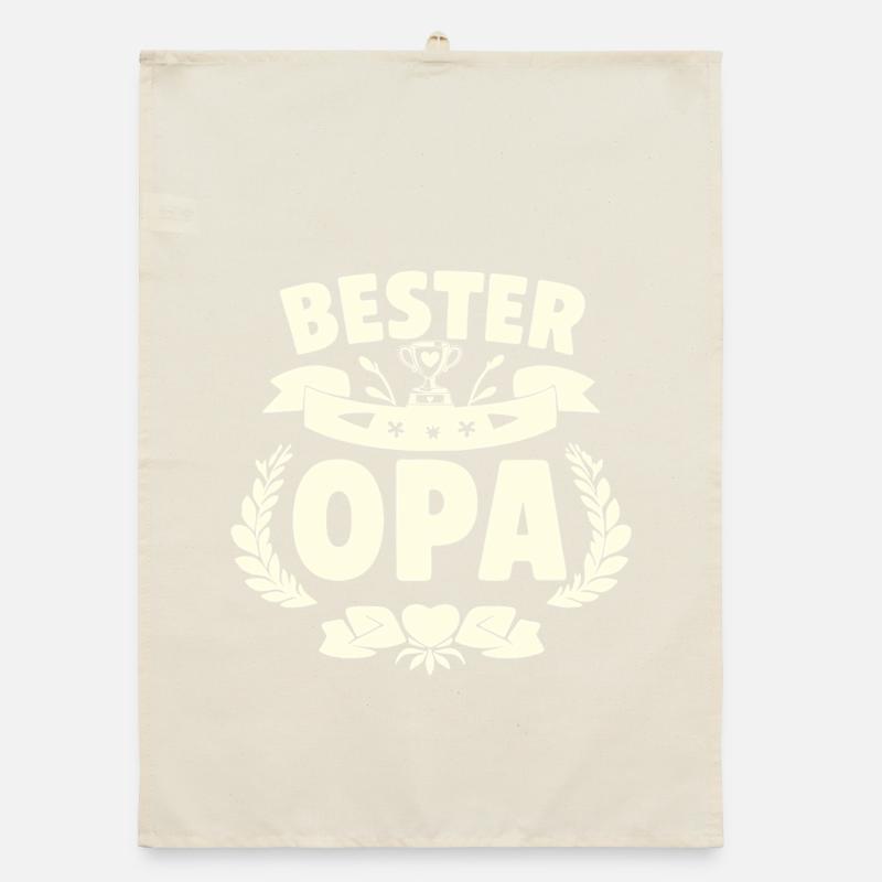 Bester Opa  Organic Geschirrtuch