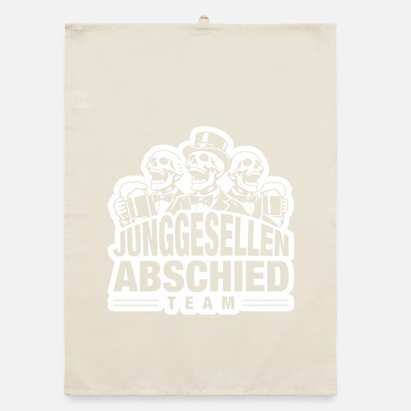 Équipe de Bachelor Party Bière Skeleton Torchon bio