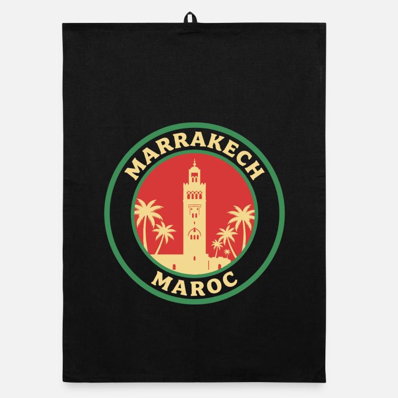 Marrakech Maroc Marocain Marocaine Torchon bio