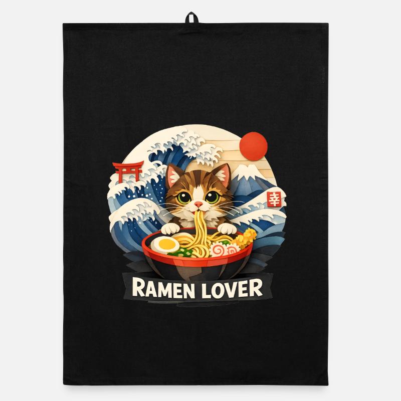 Anime Ramen de chat Torchon bio