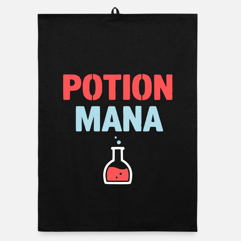 Jeux textuels de potions de mana Torchon bio