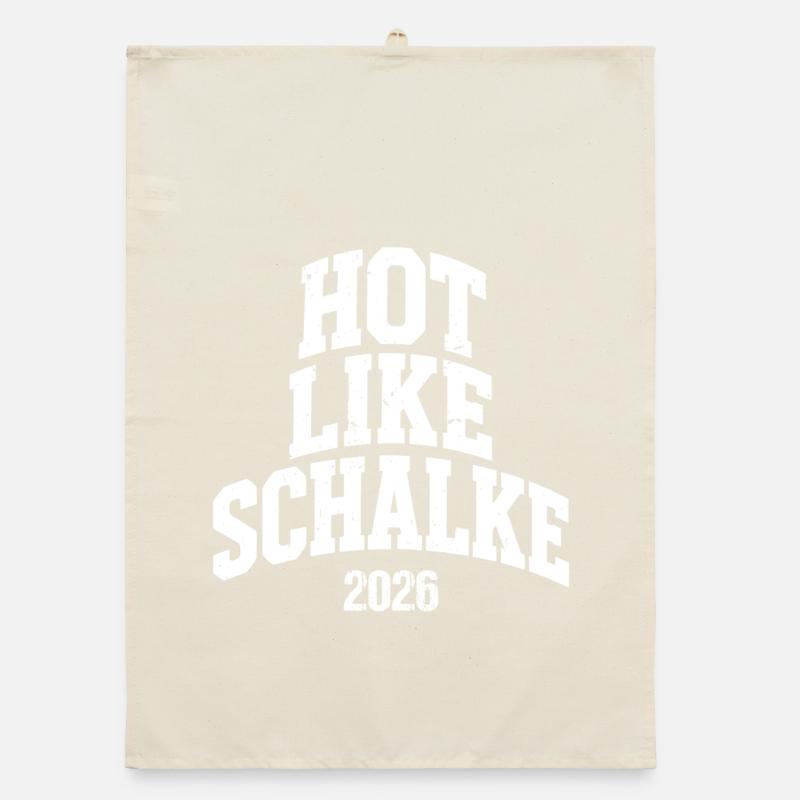 Chaud comme Schalke 2026 Torchon bio