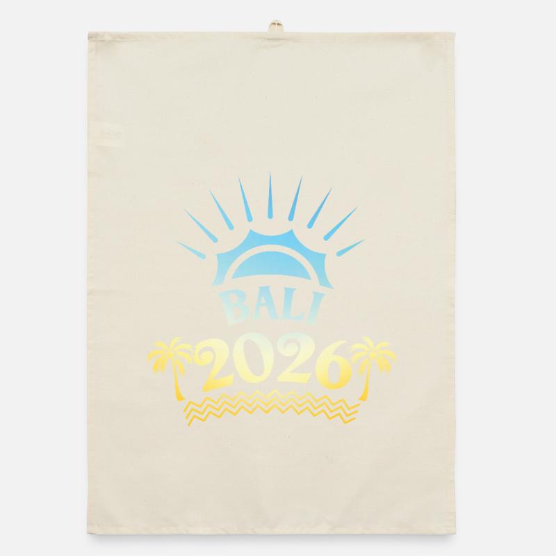 Bali 2026 Coloré Torchon bio