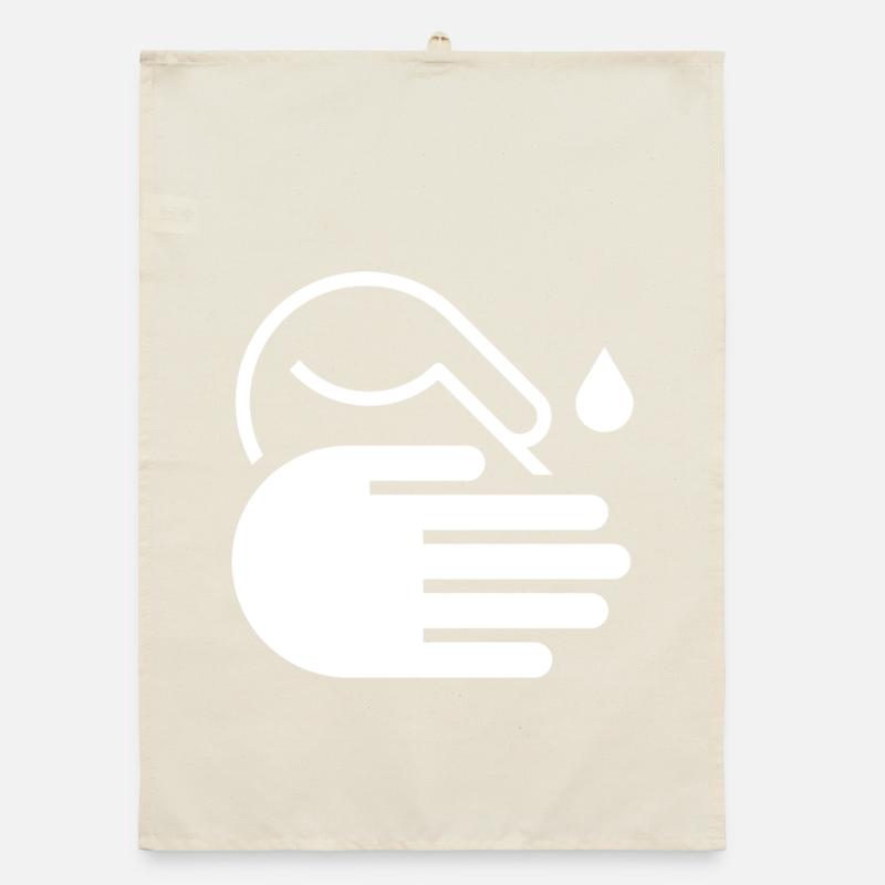 Icône Laver les Mains Torchon bio