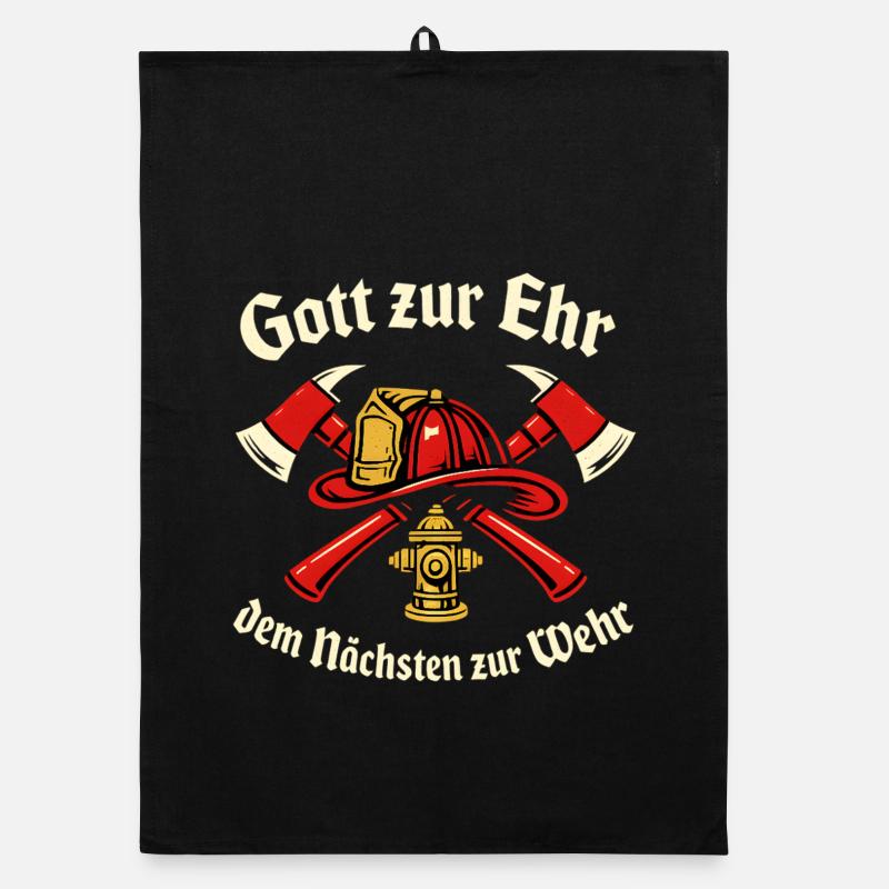Gott zur Ehr – Nächsten zur Wehr Organic Geschirrtuch