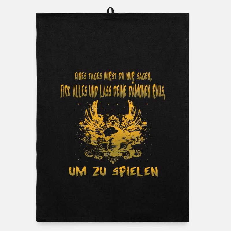 Dämon Organic Geschirrtuch