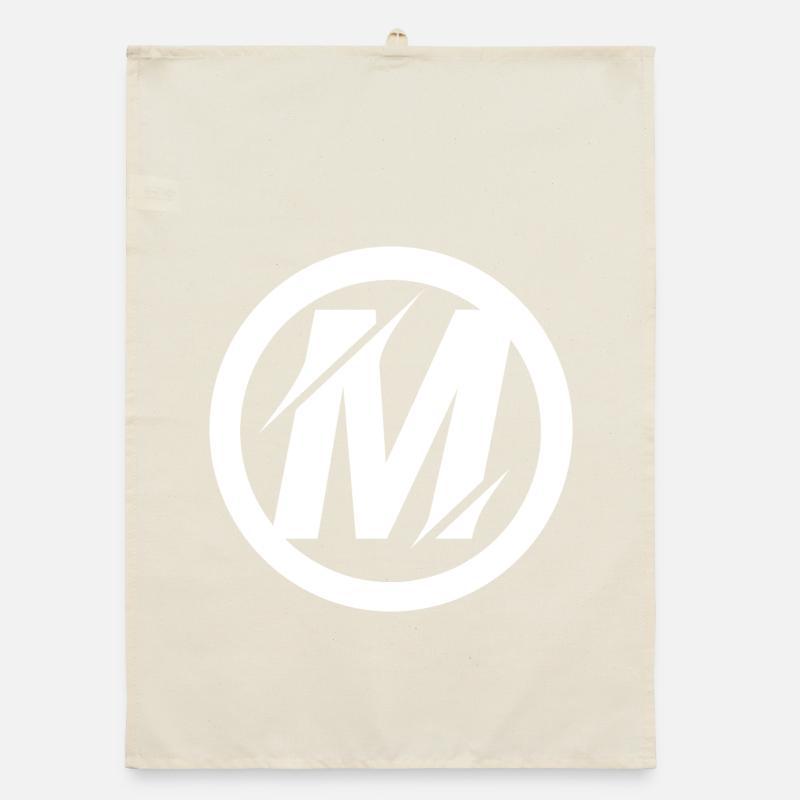 M Logo Artwork Organic dish towel