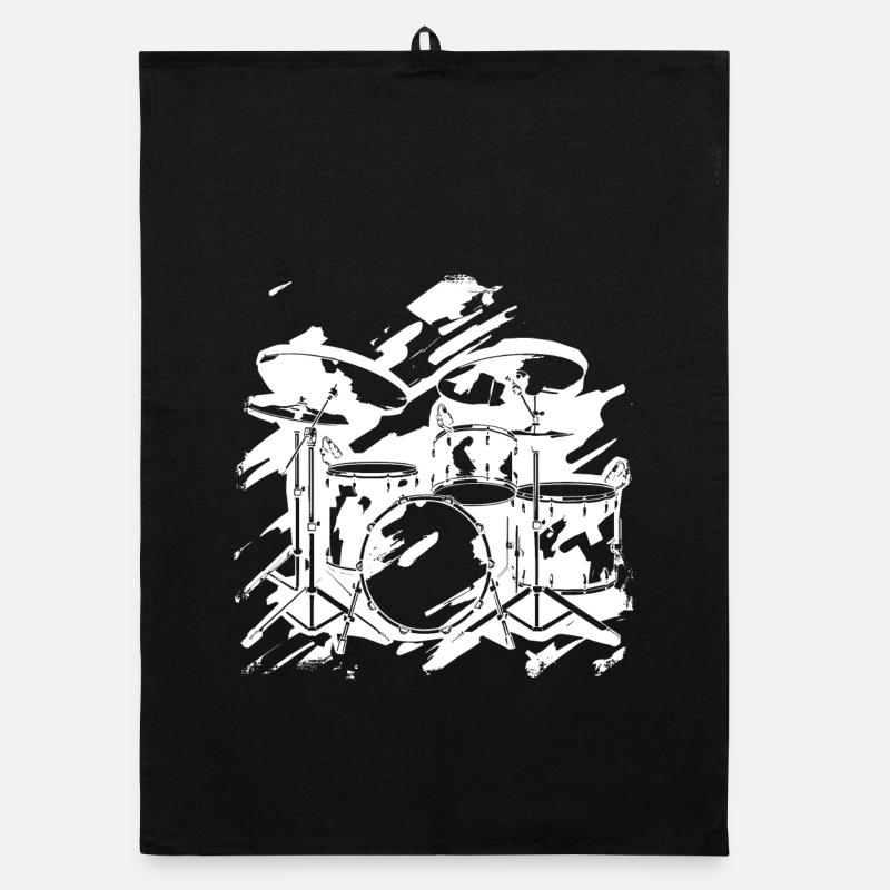 Percussion - Torchon bio - noir