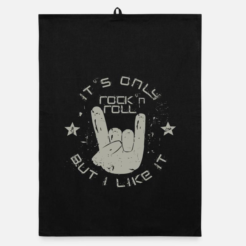 only Rock 'n' Roll Organic dish towel