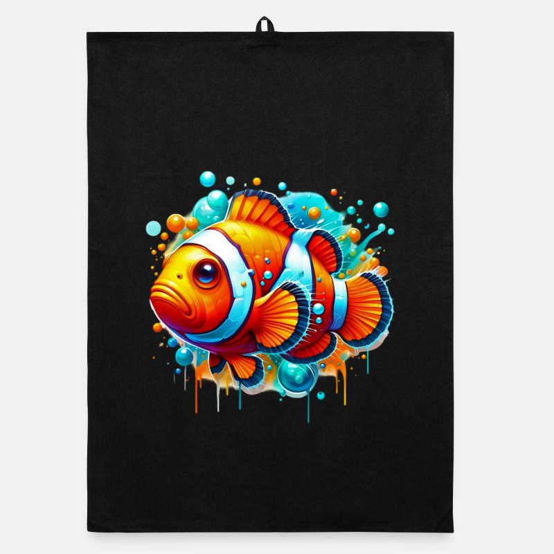 Clownfish Organic dish towel