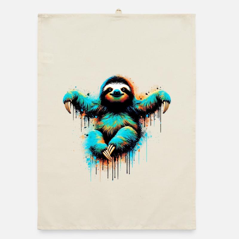 Sloth Organic dish towel