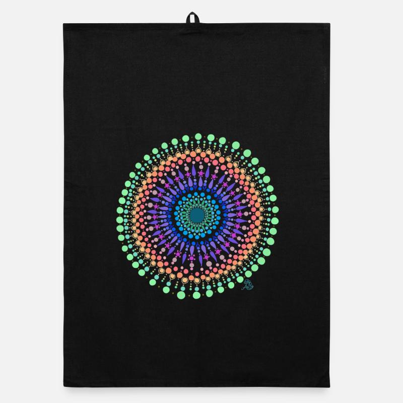 Mandala Traum Organic Geschirrtuch