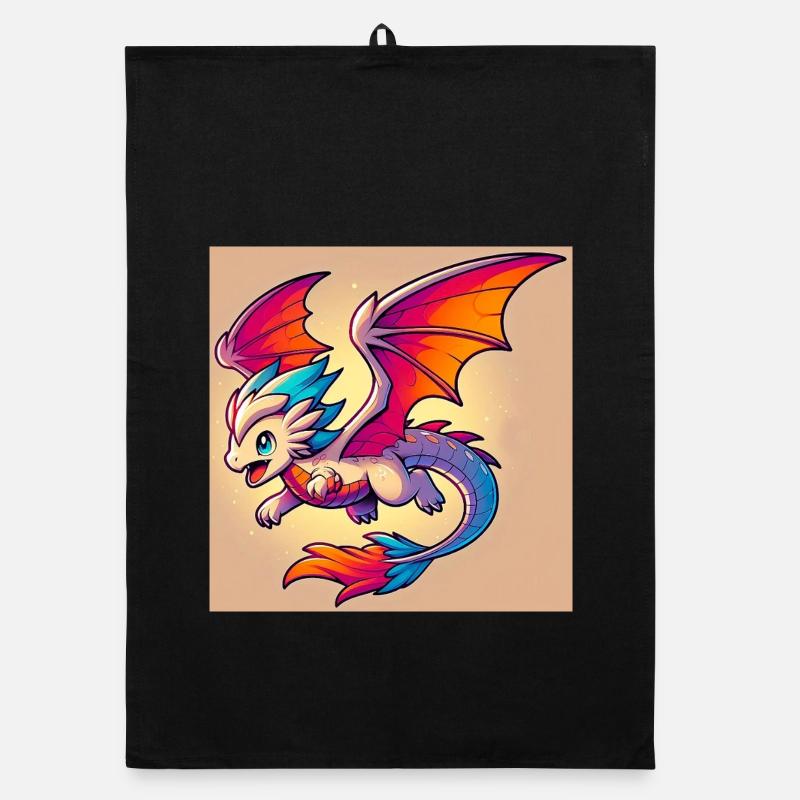 Drache Organic Geschirrtuch
