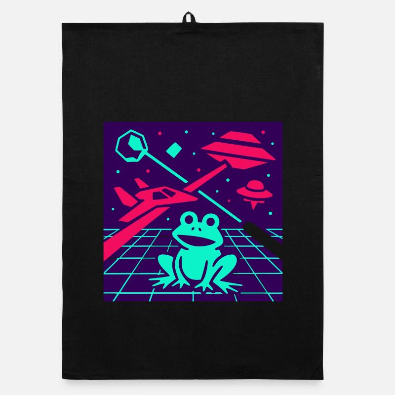 Space Frog Organic Geschirrtuch