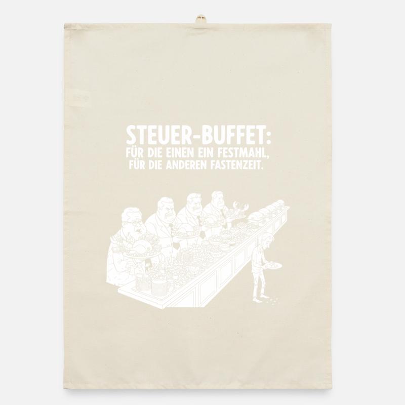 Steuer-Buffet Organic Geschirrtuch