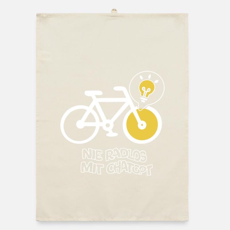 Cyclisme avec un design créatif d’ampoule Torchon bio